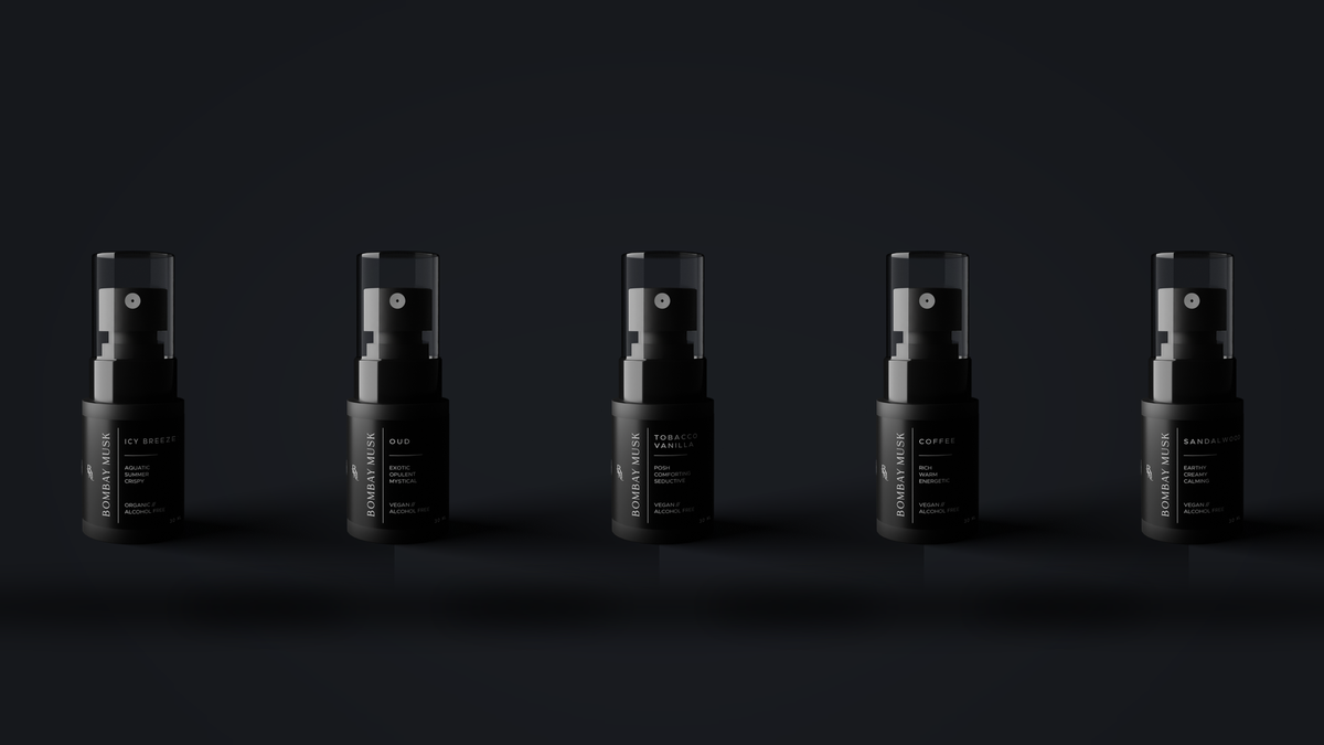 Bombay Musk car perfume scent lineup